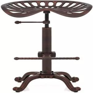 복코릭 산업용 바 의자-스위벨 트랙터 시트-바 높이 조절 가능 23-31인치 주방 아일랜드 식탁