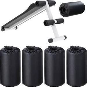 웨이트 벤치 반전 테이블 및 체육관 운동 기구용 폼 풋 패드 교체용 4개7 x 3.5 0.8 인치