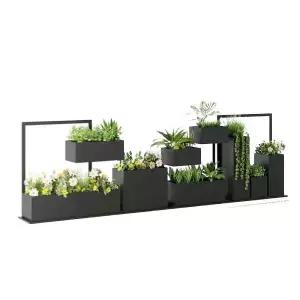 화분 파티션 사무실 가벽 조경 식물 인테리어 스크린 분리대 오피스 칸막이 플랜트