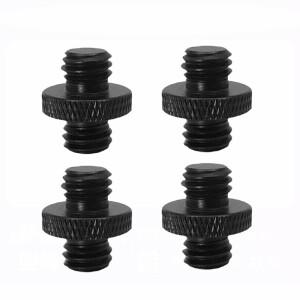 4pcs 범용 카메라 변환 나사 3/8 남성 M8 M10 삼각대 마운트 어댑터 사진 및 비디오