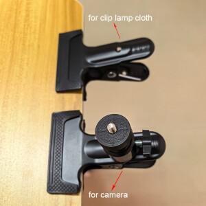 메탈 카메라 클립 클램프 플래시 홀더 스위블 볼헤드 1/4인치 나사 삼각대 SLR 액션 액세서리