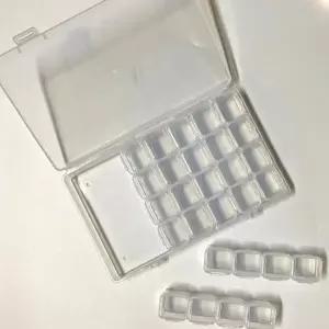 28칸 투명 보관함 케이스 2개