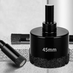 1Pc 6-75mm 다이아몬드 코팅 드릴 비트 세트 구멍 톱 키트 유리 대리석 화강암 석재 타일 세라믹 용 핸드