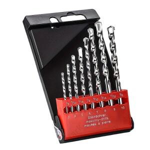 1세트 다기능 콘크리트 벽 시멘트 벽돌 드릴 비트 합금 임팩트 스트레이트 샹크 건설용