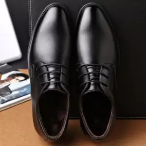 남성 방한구두 기모 털신 겨울 구두 블랙 신사구두 CmS6+3Tiy