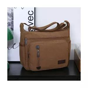 솔저스2 남성 숄더백 대용량 내마모성 아웃도어 캔버스백 트렌드 멀티 수납 크로스백 OPH5