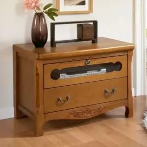 가구산책 원목 엔틱 800 거실서랍TV장 B2783