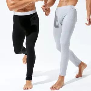 무지 밴드 남성 기모 타이즈 내복바 남자 바지