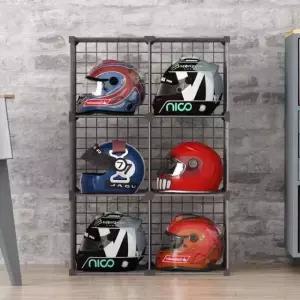 오토바이 헬멧거치대 표준형 스쿠터 풀페이스 정리함 전시대 부품 보관