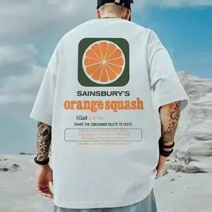 베이직한 프린팅 오버핏 반팔티 IS-TS53