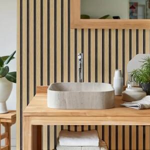 두꺼운 갈색 격자 무늬 벽지, 붙이는 방식, 인조 체크무늬 디자인, 방수 및 습기 방지, 천장, 홈 데코에