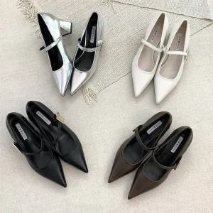 여친 하이힐 실버 힐 프렌치 작은구두 MN 스틸레토 단화 봄가을 인기3