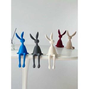 인테리어 북유럽 블 토끼 인테리어북유럽 한손 데코 모델 카페조형물 북유럽풍