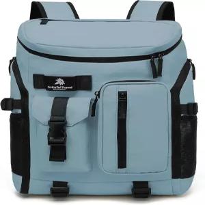 짐 더플 테니스백 백팩 4방향 방수 여행용 스포츠 하이킹 노트북용 신발 수납공간 포함 (회색)