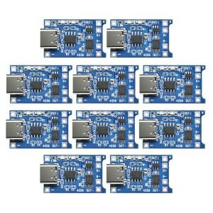 5Pcs Type-c 마이크로 USB 5V 1A 18650 TP4056 BMS 리튬 배터리 충전기 모듈 보호 기능이있는