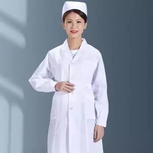 여성 위생 실험복 방진복 유니폼 가운 긴팔 작업복