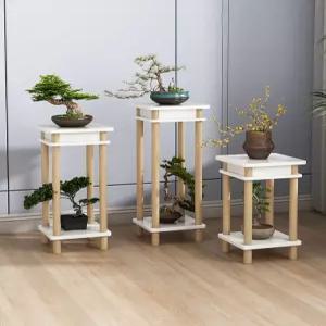 키큰 선반 코너 테이블 거실 높은 심플 협탁 우드