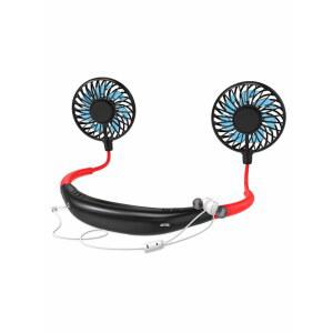 에어 넥풍기 핸즈프리 클립 충전식 형선풍기 미니 넥밴드 벨트선풍기 이중