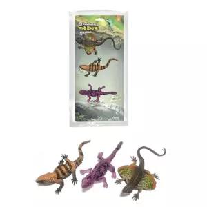 큐티 도마뱀 피규어 A 3P모형교구 인형 규어 동물 동물어 장난감