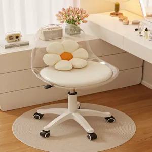 회전 스툴 의자 바퀴 작업용 회전의자 무소음 쿠션방석