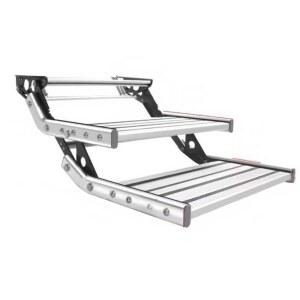 캠핑카 발판 트레일러 계단 2단 이중층 보조 LED 커버 스텝 RV 스툴 캠핑트레일러