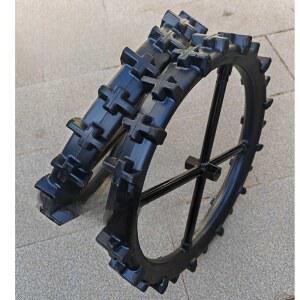 관리기부품 트랙터 관리기 농사 쌍 높이 45 23mm 육각 폭 8 구멍 경운기바퀴