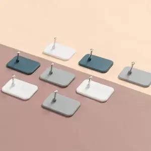 단색 욕실 후크 걸이 다용도 소품 행거 수건걸이 벽걸이 고리 수납 스텐 행주 벽후크_24924117