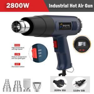 2000W 산업용 전기 열풍기 디지털 디스플레이 자동차 필름 에어 드라이어 납땜용 수축 포장용