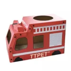 [반려]  자동차 하우스 미스펫 스크레쳐 소방차냥