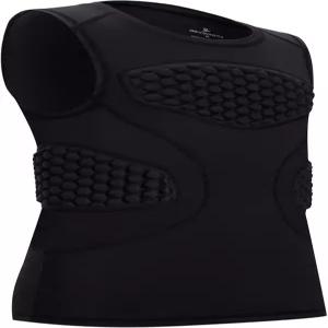 데보로파 유소년 축구 야구 패딩 압축 셔츠 가슴 보호 소프트볼 라크로스 리브 하트 흉골 보호대