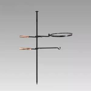 캠핑 직화그릴 야외 거치대 파이어행거 냄비