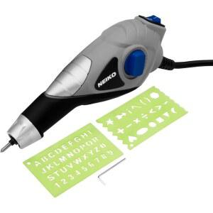 NEIKO 10576A 휴대용 전기 조각 도구 에칭 텅스텐 카바이드 스크라이버 스텐실 커스터마이저 유리 120V 플라스틱용 금속 목재 에처 기계
