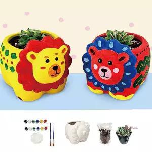 만들기대장 사자화분 꾸미기세트 다육식물rst445