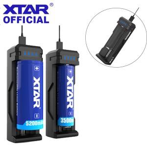 XTAR 휴대용 배터리 충전기 SC1 2A 고속 유형-C 18700/20700/21700/22650/25500/26650/18650