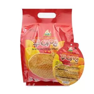 바삭한 꾸이맨 23gx10개 간편안주 주전부리꾸이 쥐포 맥주 골프 머거본 간편 편의점 혼술 건어물 간편세트