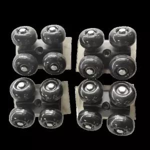 카메라 유인 레일 자동차 바퀴 세트 어셈블리 교체 액세서리 슬라이드 무소음 바퀴