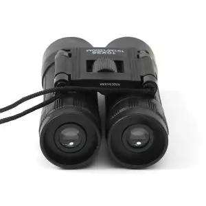 [콩심팥심]TBZ 휴대용 10x25 스트랩 블랙 쌍안경 야구경기 낚시 캠핑