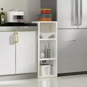 좁은책장 미니 작은책장 슬림 틈새책장 선반 원목 포토샵 거실 흰색 폭 수납장