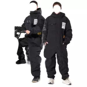 겨울 오토바이방한복 엉덩이 블랙 보온 지퍼 라이더복 업그레이드 배달 바이크 방수 스즈끼복