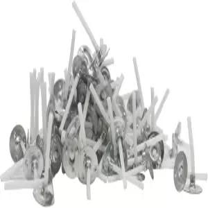 캔드막 티 라이트 캔들 윅 대두 왁스 만들기용 500개 1인치 프리