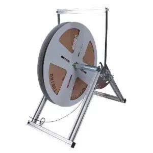 열수축 튜브 거치대 열수축튜브 드럼 전선 와이어 회색 슬리브 회전대 캠핑 멀티 권취기