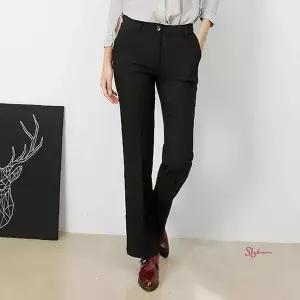 여성 절개 정장바지 슬 장팬츠 9부팬츠zab602
