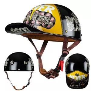 스쿠터 헬멧 하이바 바이크 오토바이 스냅백 야구모자 야구 소두핏 빈티지