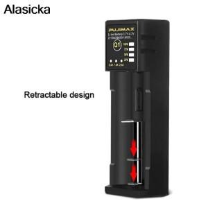 지능형 충전 조정 가능 26650 21700 리튬 이온 배터리