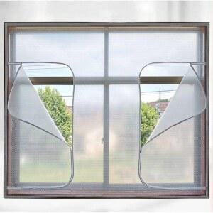 방풍비닐 외풍차단 바람막이 지퍼 방풍비닐커튼 개 지퍼형 방풍문 2중