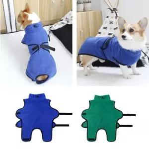 타올 강아지 고양이 목욕타월 극세사 펫 수건 가운 M