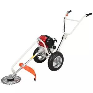 바퀴 예초기 기계 양손 보행식 제초기 잔디 주행식 깎는 바퀴달린 달린 가솔린 교체 엔진