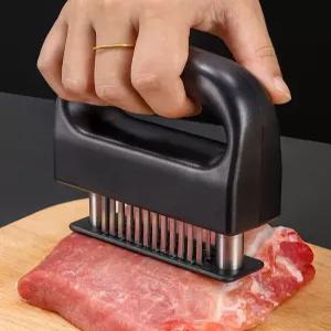 스테이크 바늘 고기연육기 근육 돈까스 고기다지기 핸디 양면