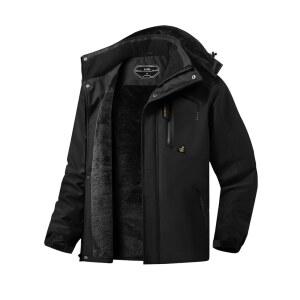 ASPO 남성 방수 스키 재킷 겨울 따뜻한 스노우 코트 플리스 안감 스노보드 후드 산악 바람막이 레인코트 하이킹