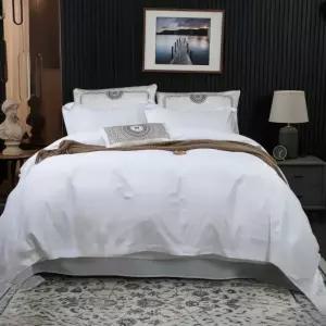 플뢰르홈 호텔베딩 세트K 고밀도코튼 80수 화이트 CB02 호텔침구세트 침대커버세트 순면 호텔침구 킹